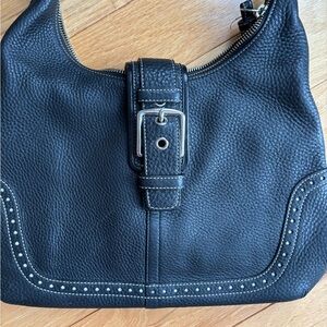 Elegant Black Leather Women's Bag